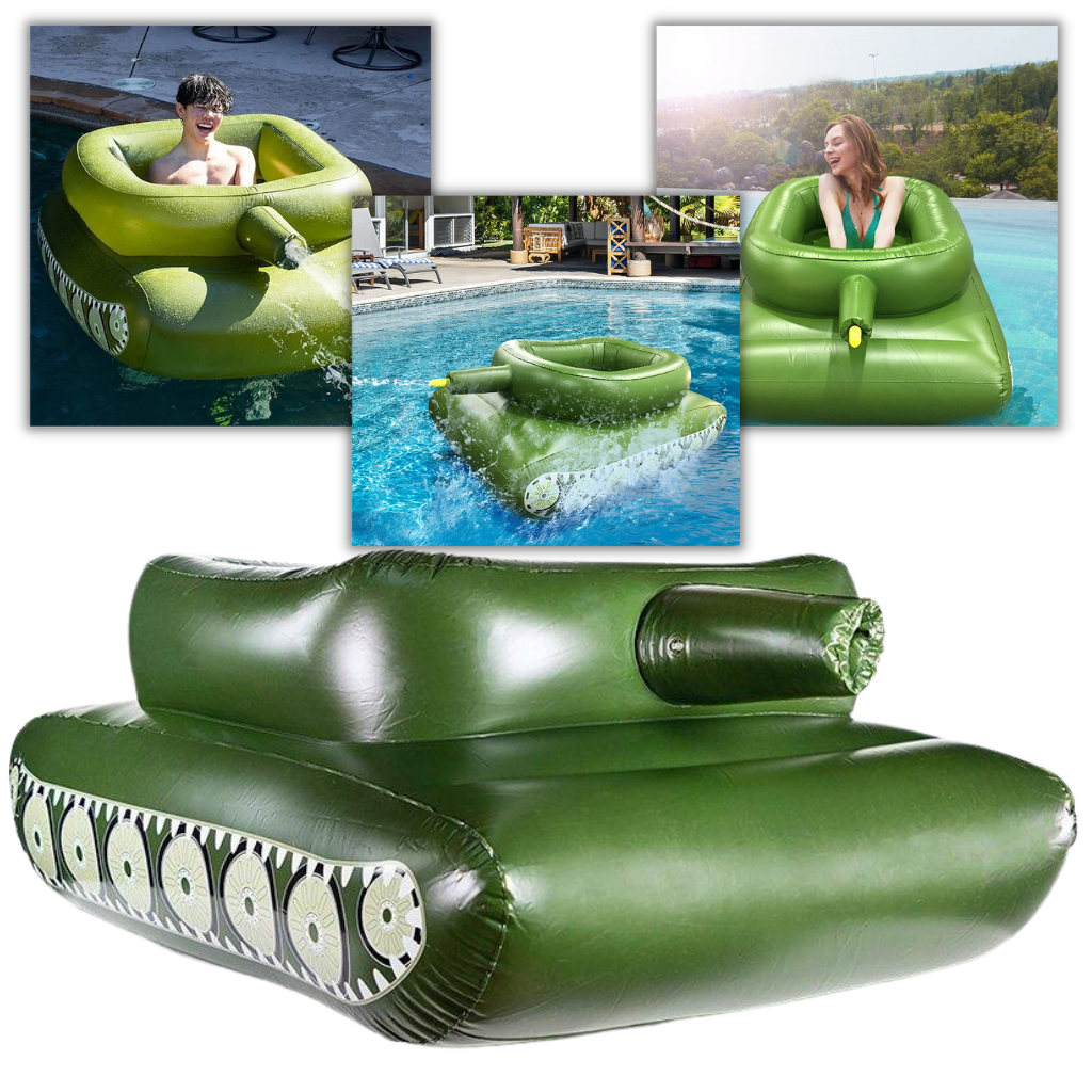 Inflatable Tank Pool Float