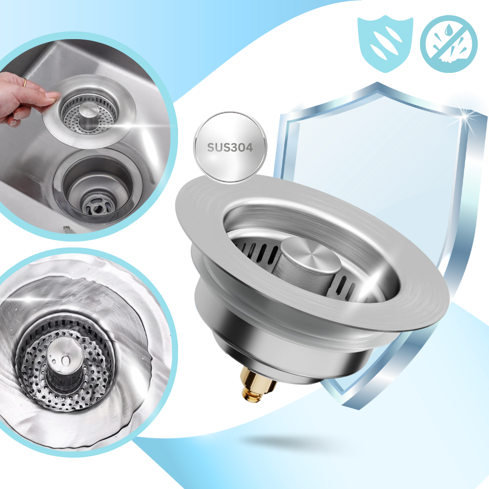 Multi-Function Stainless Steel Sink Drain