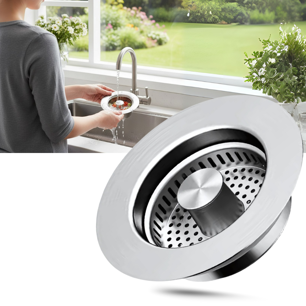 Multi-Function Stainless Steel Sink Drain