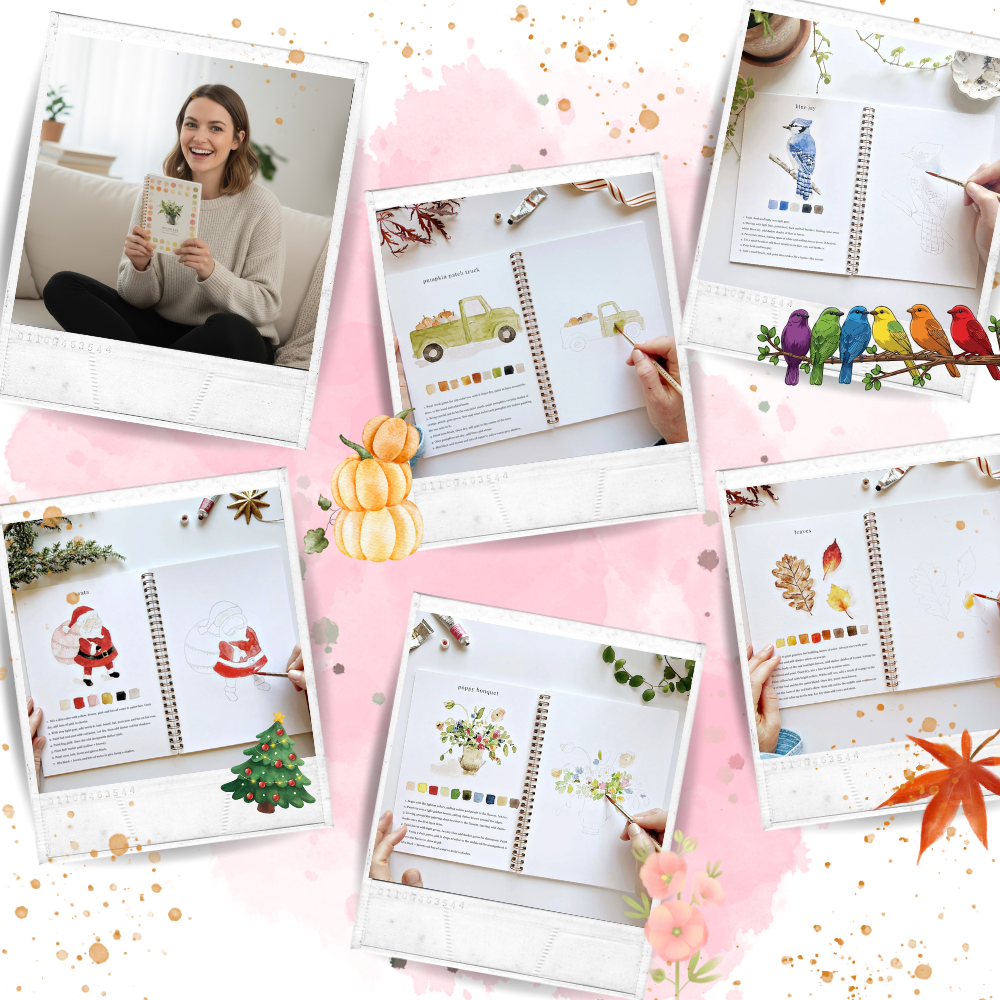 Multi-Theme Water Coloring Book
