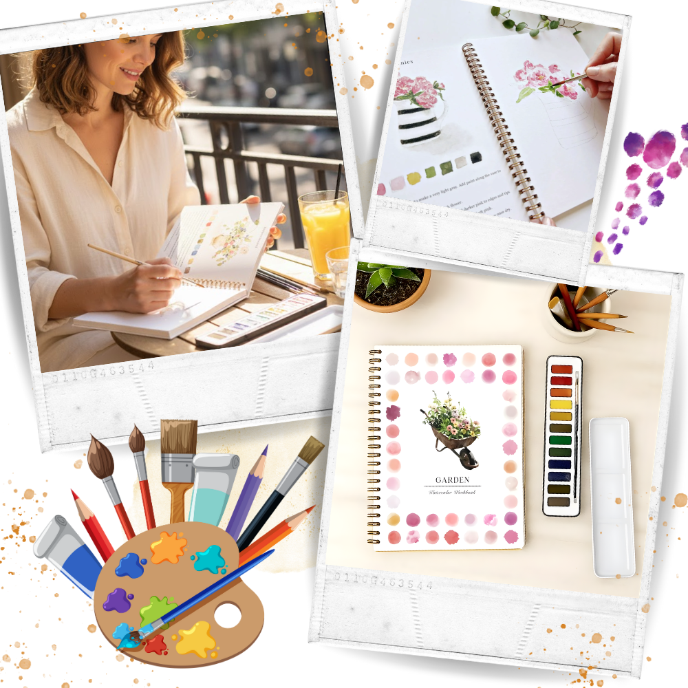 Multi-Theme Water Coloring Book