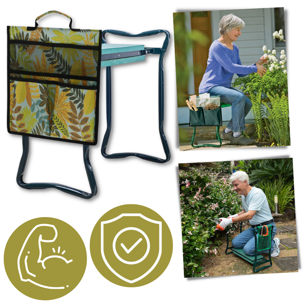 Multipurpose gardening kneeler