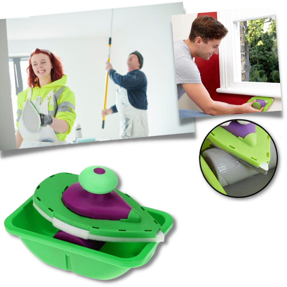 Paint Edger Set 4pcs Sponge Point and Decorative