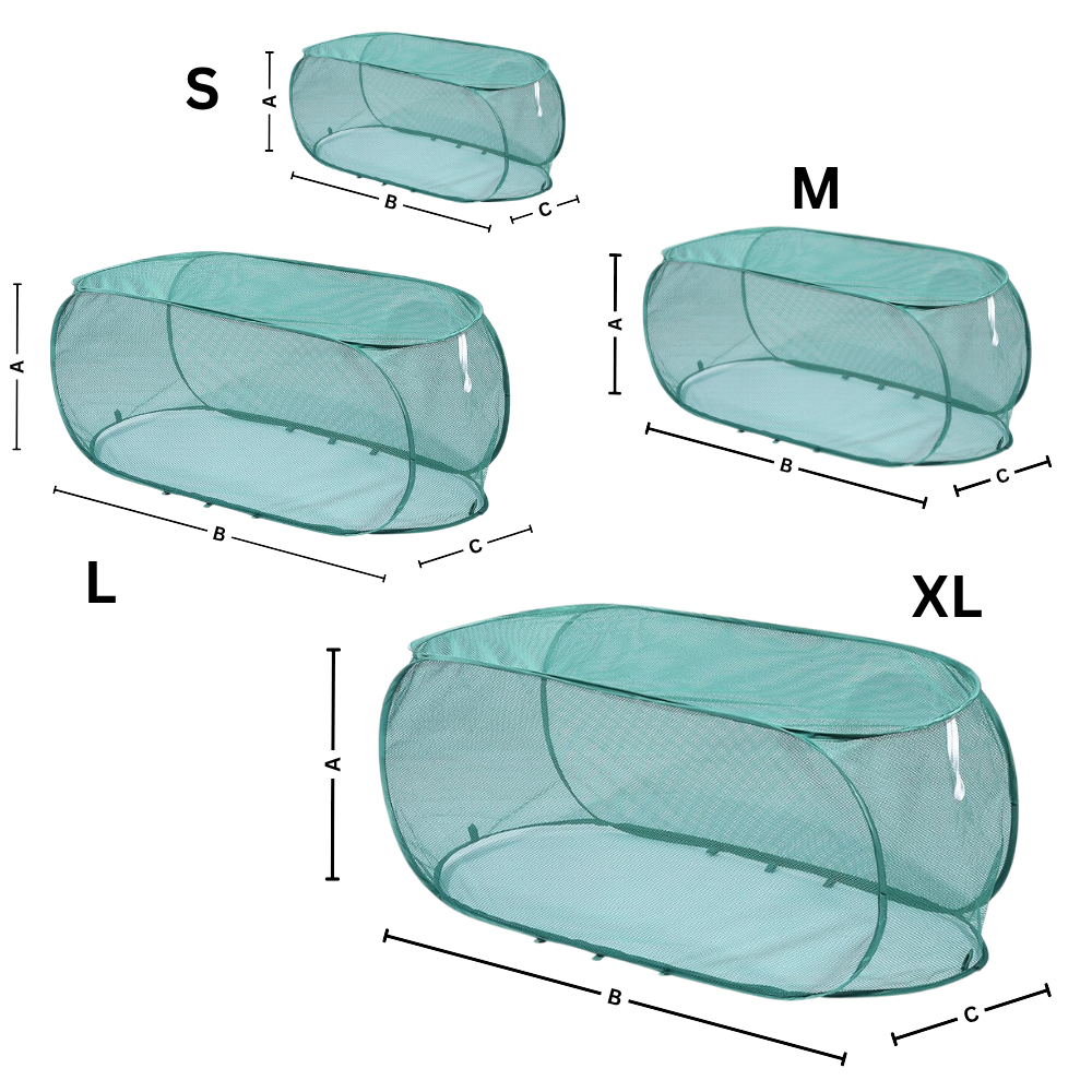 Secure Breathable Mesh Plant Cover