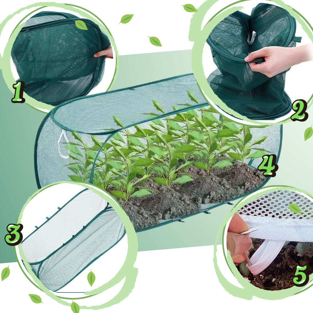 Secure Breathable Mesh Plant Cover